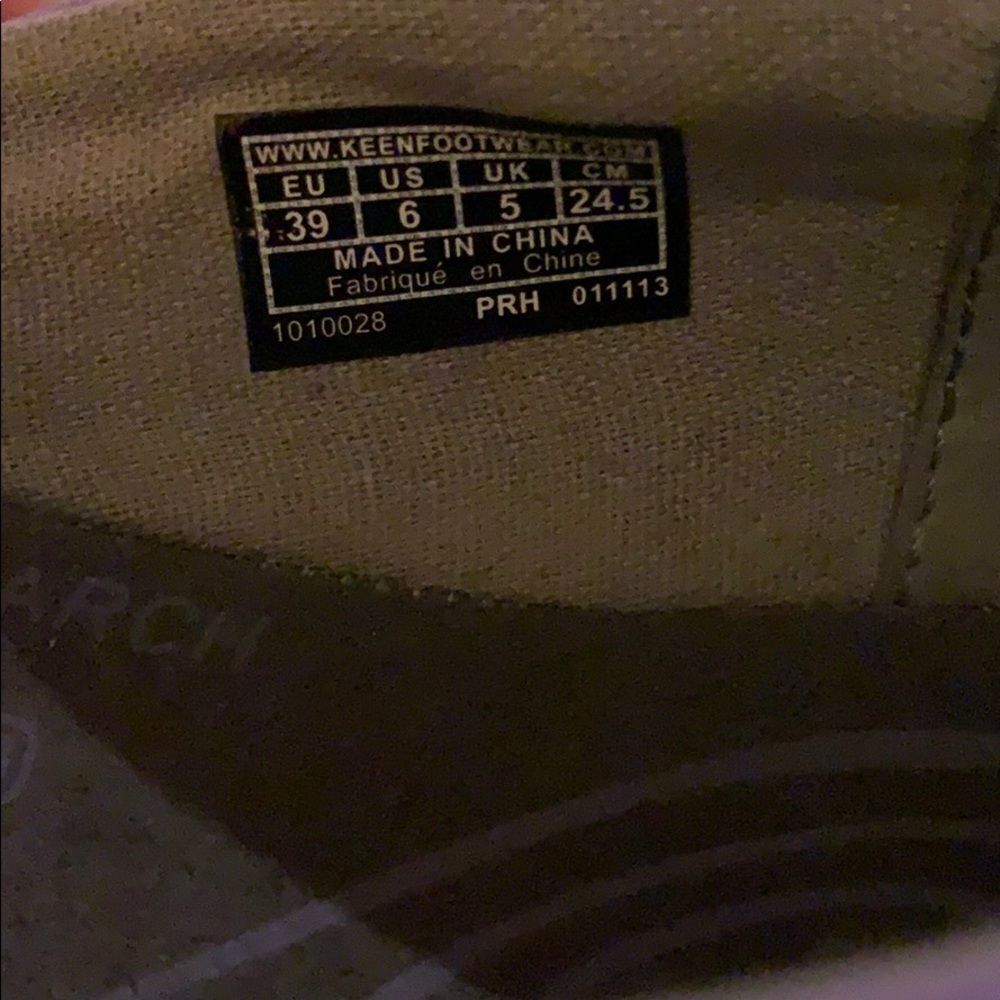 Keen Rivington MJ Youth Round Toe Canvas Purple - Picture 5 of 8